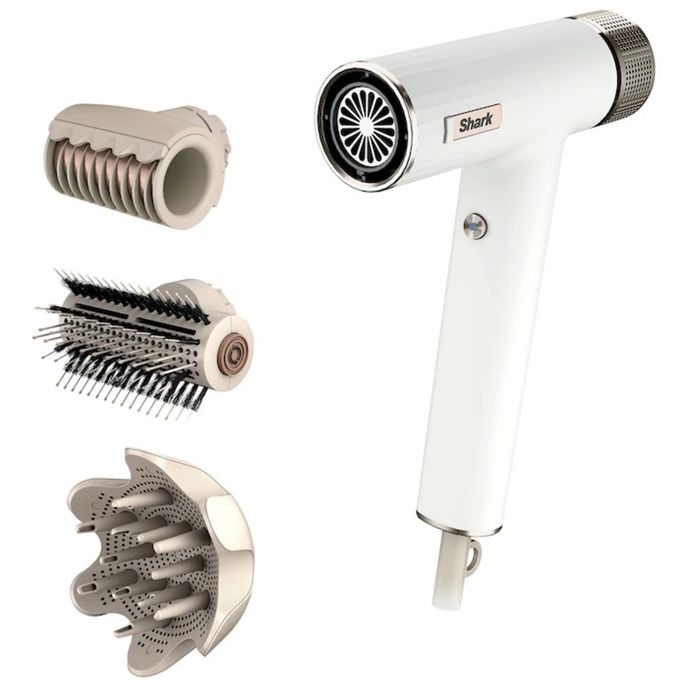 Shark SpeedStyle RapidGloss Finisher and High Velocity Hair Dryer for Curly Hair